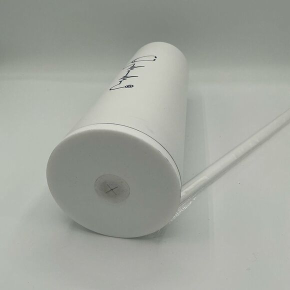 White Tumbler with Stethoscope Design New - Picture 3 of 5
